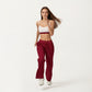 Wide Leg High Waist Drawstring Pants with Relaxed Fit and Soft Stretch Fabric
