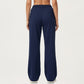 Wide Leg High Waist Drawstring Pants with Relaxed Fit and Soft Stretch Fabric
