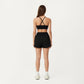 High Waist Drawstring Athletic Shorts with Soft Stretch Fabric and Side Pockets