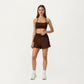 High Waist Drawstring Athletic Shorts with Soft Stretch Fabric and Side Pockets