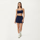 High Waist Drawstring Athletic Shorts with Soft Stretch Fabric and Side Pockets