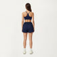 High Waist Drawstring Athletic Shorts with Soft Stretch Fabric and Side Pockets