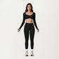 High Waist Seamless Athletic Leggings with Stretch Fit and Contoured Design