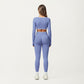 High Waist Seamless Athletic Leggings with Stretch Fit and Contoured Design