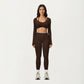 High Waist Seamless Athletic Leggings with Stretch Fit and Contoured Design