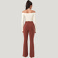 Off Shoulder Long Sleeve Activewear Crop Top with Streamlined Fit and Lightweight Stretch Fabric