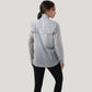 Lightweight Full Zip Sun Protection Jacket with Long Sleeves and High Neck