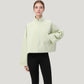 Zip Up Lightweight Active Jacket with Stand Collar and Relaxed Fit