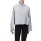 Zip Up Lightweight Active Jacket with Stand Collar and Relaxed Fit