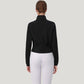 Lightweight Zip Up Active Jacket with Stand Collar and Slim Fit
