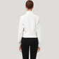 Lightweight Zip Up Active Jacket with Stand Collar and Slim Fit