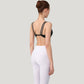 Scoop Neck Sports Bra with Wide Straps and Seamless Design