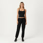 Square Neck Ribbed Tank Top with Body-Hugging Fit