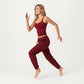 Square Neck Ribbed Tank Top with Body-Hugging Fit