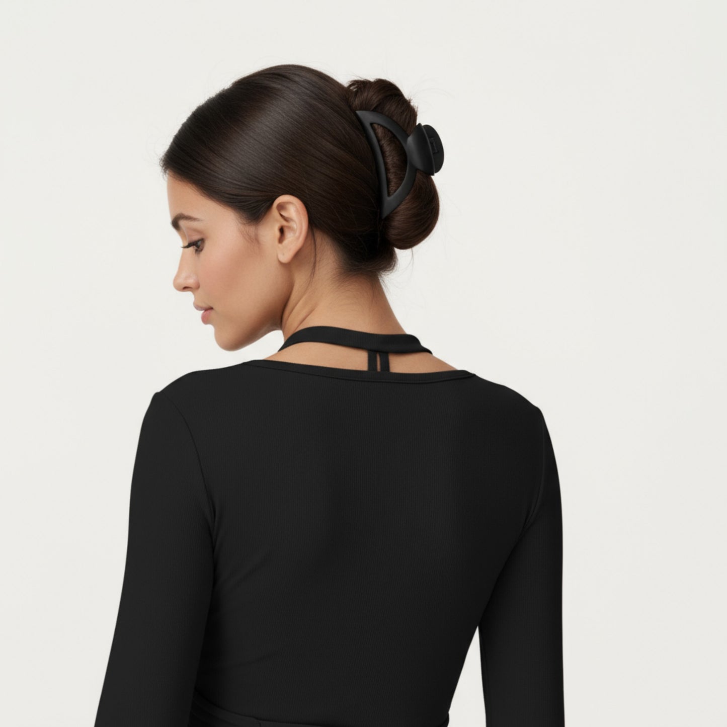 V-Neck Belted Waist Layering Piece Outwear with Front Tie Detail