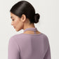 V-Neck Belted Waist Layering Piece Outwear with Front Tie Detail