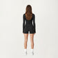 High Waist Stretch Fit Athletic Shorts with Smooth Seam Detailing and Supportive Fabric