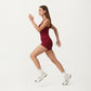 High Waist Stretch Fit Athletic Shorts with Smooth Seam Detailing and Supportive Fabric