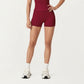 High Waist Stretch Fit Athletic Shorts with Smooth Seam Detailing and Supportive Fabric
