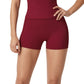 High Waist Stretch Fit Athletic Shorts with Smooth Seam Detailing and Supportive Fabric