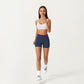 High Waist Stretch Fit Athletic Shorts with Smooth Seam Detailing and Supportive Fabric