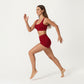 High Waist Seam Detailed Active Shorts with Supportive Stretch Fabric and Flattering Fit