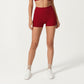 High Waist Seam Detailed Active Shorts with Supportive Stretch Fabric and Flattering Fit