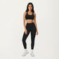 High Waist Full Length Leggings with Smooth Seam Detailing and Stretch Fit Fabric