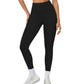 High Waist Full Length Leggings with Smooth Seam Detailing and Stretch Fit Fabric