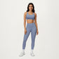 High Waist Full Length Leggings with Smooth Seam Detailing and Stretch Fit Fabric