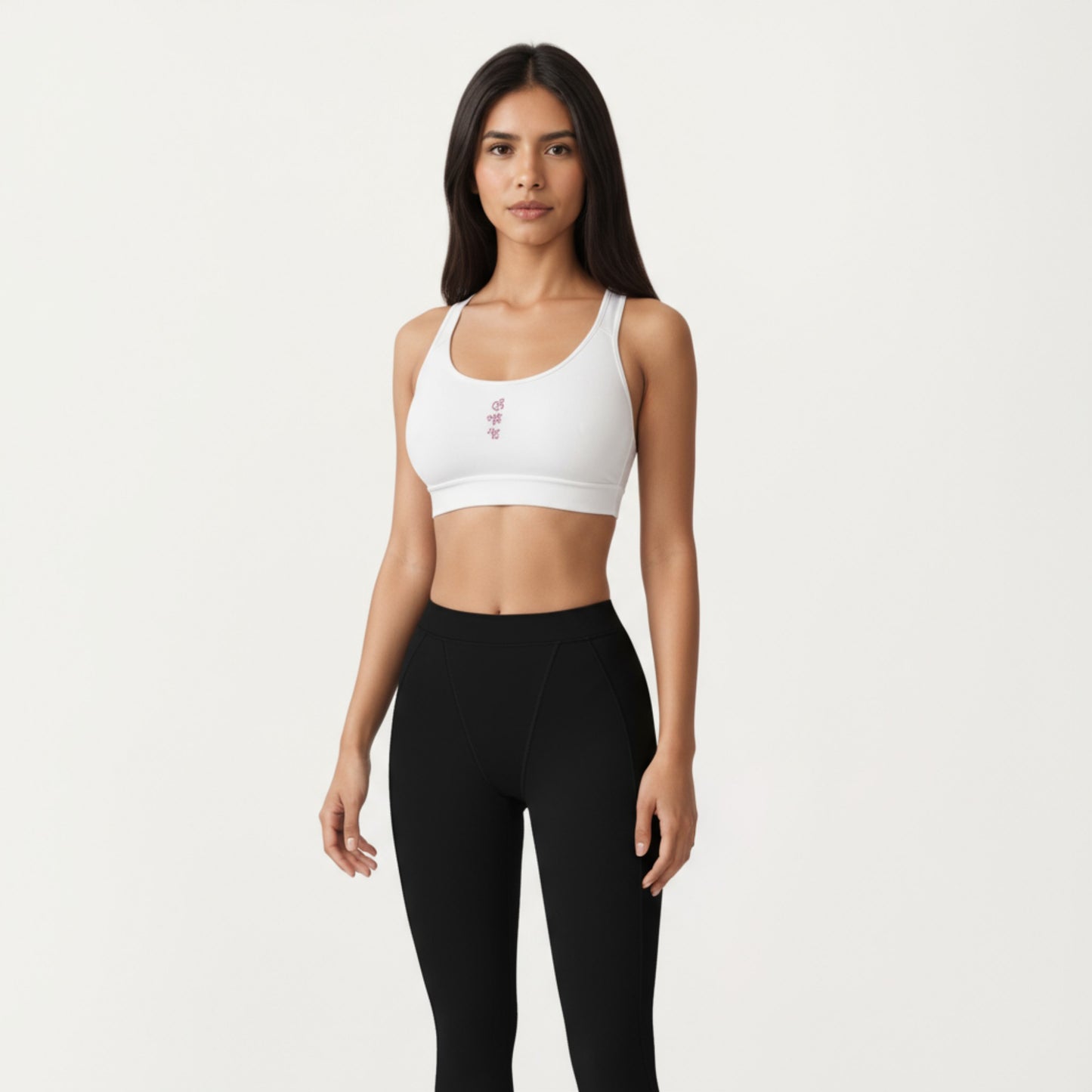 High Waist Seam Detailed Full Length Leggings with Supportive Stretch Fabric and Sculpted Fit