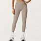 High Waist Seam Detailed Full Length Leggings with Supportive Stretch Fabric and Sculpted Fit