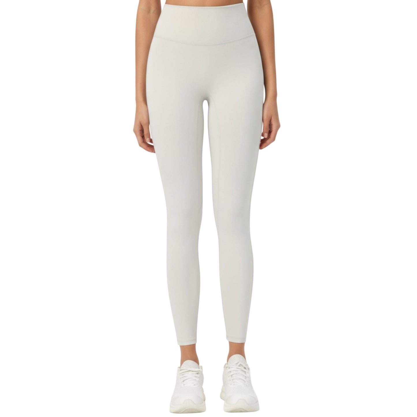 High Waist Seamless Full Length Leggings with Stretch Fit Fabric and Smooth Contour Waistband