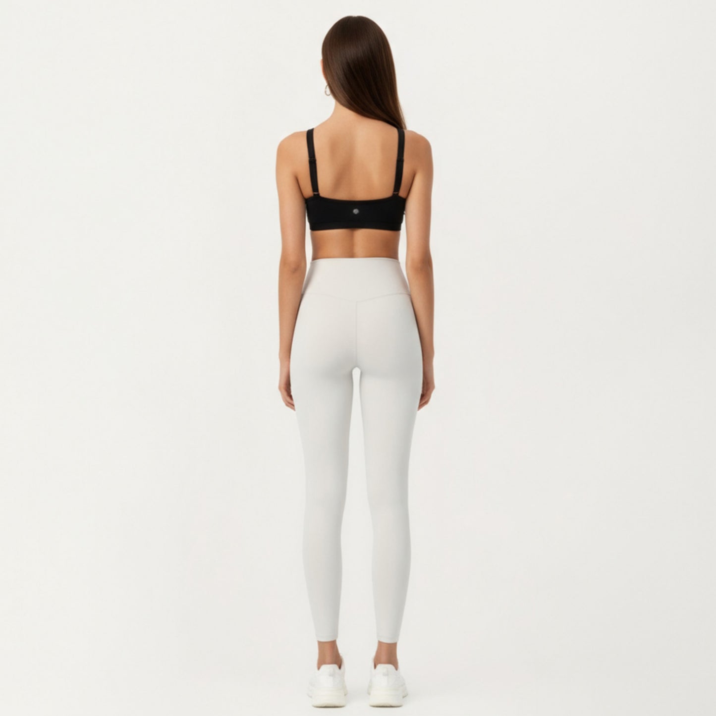High Waist Seamless Full Length Leggings with Stretch Fit Fabric and Smooth Contour Waistband