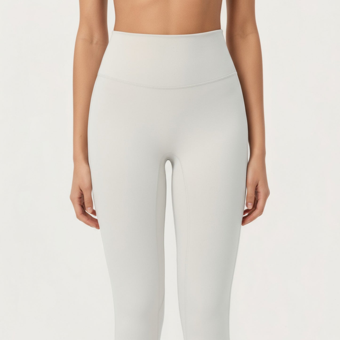 High Waist Seamless Full Length Leggings with Stretch Fit Fabric and Smooth Contour Waistband