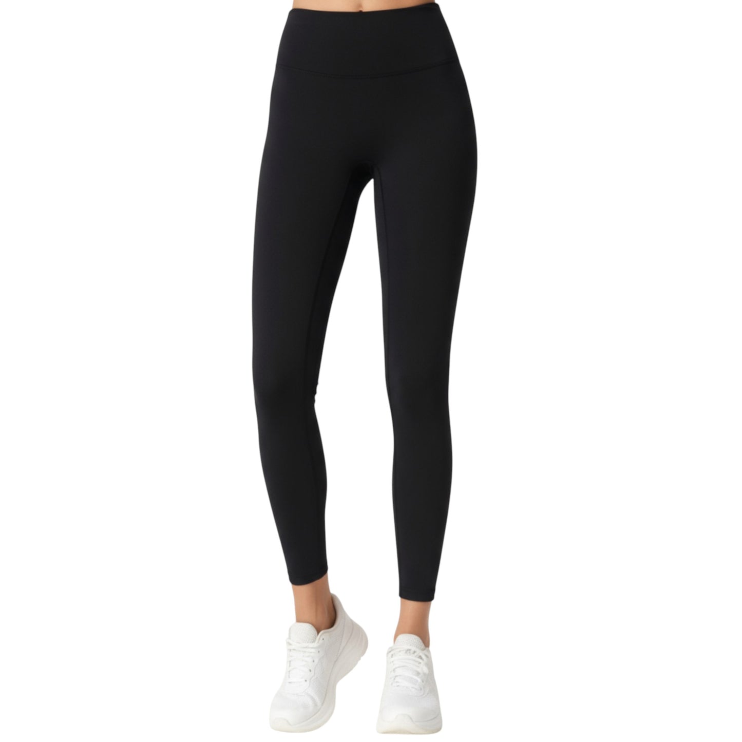 High Waist Seamless Full Length Leggings with Stretch Fit Fabric and Smooth Contour Waistband