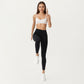 High Waist Seamless Full Length Leggings with Stretch Fit Fabric and Smooth Contour Waistband