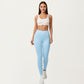 High Waist Seamless Full Length Leggings with Stretch Fit Fabric and Smooth Contour Waistband