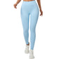 High Waist Seamless Full Length Leggings with Stretch Fit Fabric and Smooth Contour Waistband