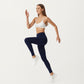 High Waist Seamless Full Length Leggings with Stretch Fit Fabric and Smooth Contour Waistband