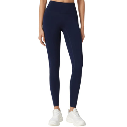 High Waist Seamless Full Length Leggings with Stretch Fit Fabric and Smooth Contour Waistband