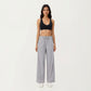 High Waist Wide Leg Sweatpants with Adjustable Drawstring Waistband and Relaxed Fit
