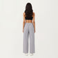 High Waist Wide Leg Sweatpants with Adjustable Drawstring Waistband and Relaxed Fit