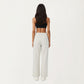 High Waist Wide Leg Sweatpants with Adjustable Drawstring Waistband and Relaxed Fit
