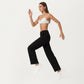 High Waist Relaxed Fit Sweatpants with Elastic Waistband and Side Pockets