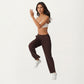 High Waist Relaxed Fit Sweatpants with Elastic Waistband and Side Pockets