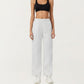 High Waist Relaxed Fit Sweatpants with Elastic Waistband and Side Pockets