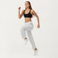 High Waist Relaxed Fit Sweatpants with Elastic Waistband and Side Pockets