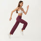 High Waist Pleated Wide Leg Sweatpants with Smooth Stretch Fabric and Relaxed Silhouette