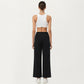 High Waist Wide Leg Cargo Sweatpants with Adjustable Drawstring and Utility Pocket Design